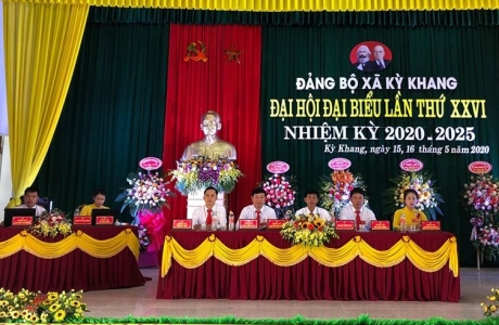 ĐẠI HỘI ĐẠI BIỂU ĐẢNG BỘ XÃ KỲ KHANG LẦN THỨ XXVI