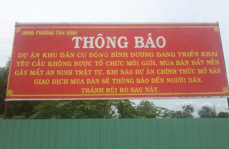 Công ty HHA ký hợp đồng trái luật tại dự án Đông Bình Dương?
