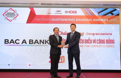 BAC A BANK - ngân hàng tiêu biểu vì cộng đồng 2020
