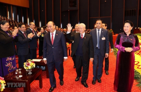 Tổng Bí thư, Chủ tịch nước và các đại biểu dự phiên trù bị Đại hội XIII