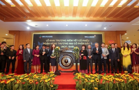 BAC A BANK chính thức niêm yết cổ phiếu trên sàn HNX
