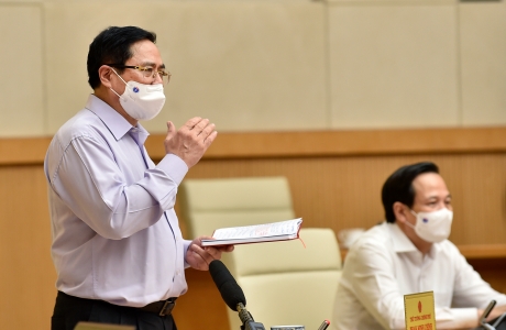 Thủ tướng Phạm Minh Chính: Phải tổng tiến công toàn lực, mạnh mẽ hơn, hiệu quả hơn để dập dịch
