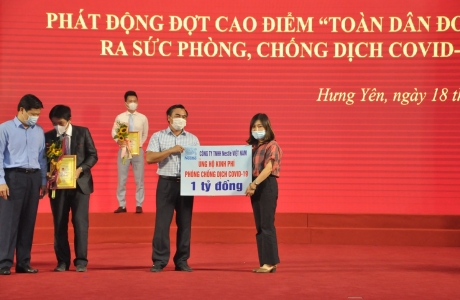 Nestlé Việt Nam ủng hộ Quỹ vắc-xin phòng chống Covid-19