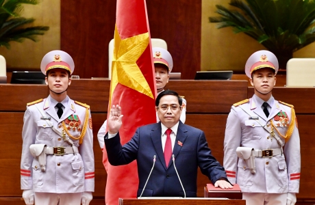 Toàn văn phát biểu trong lễ nhậm chức của Thủ tướng Chính phủ Phạm Minh Chính