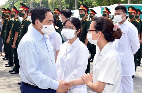 Thủ tướng Phạm Minh Chính gửi thư động viên các lực lượng tuyến đầu phòng, chống dịch Covid - 19
