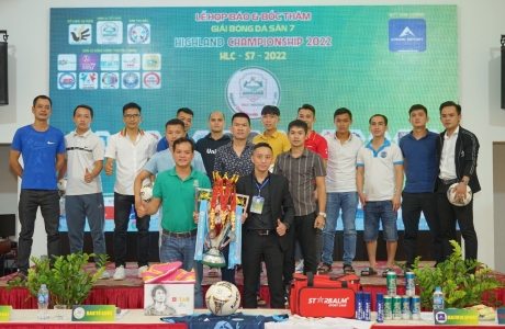 Họp báo giải bóng đá sân 7- Highland Championship HLC 2022 khu vực Tây Nguyên