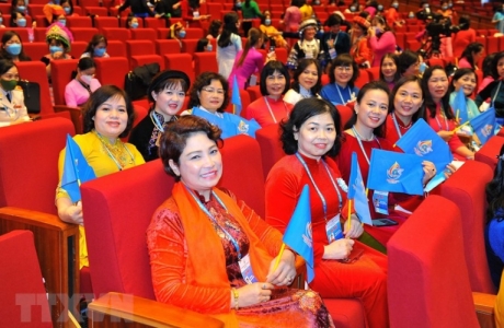Chùm ảnh đại biểu tham dự Đại hội phụ nữ toàn quốc lần thứ XIII