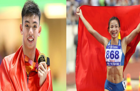 Huy Hoàng và Nguyễn Thị Oanh được đề cử vận động viên xuất sắc nhất SEA Games 31