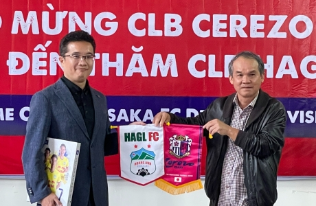 Bầu Đức, Kiatisuk tiếp lãnh đạo CLB Bóng đá Cerezo Osaka Nhật Bản
