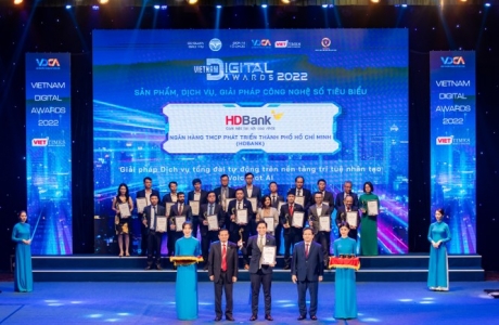 HDBank đạt giải thưởng Vietnam Digital Awards 2022