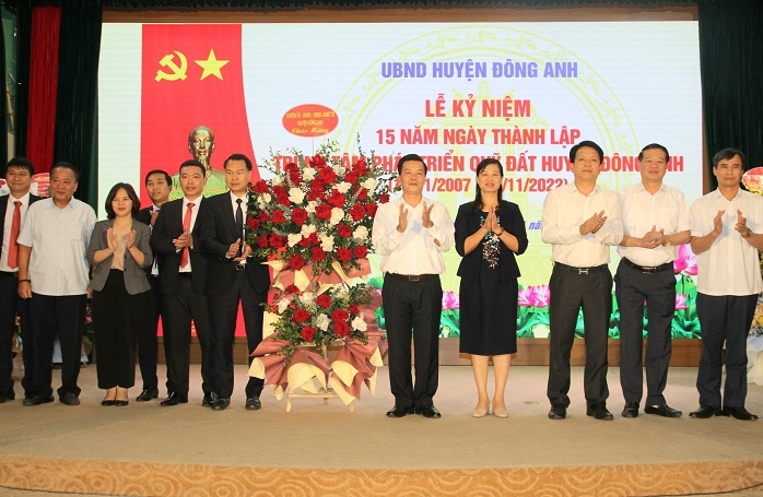 Trung tâm phát triển quỹ đất huyện Đông Anh kỷ niệm 15 năm thành lập
