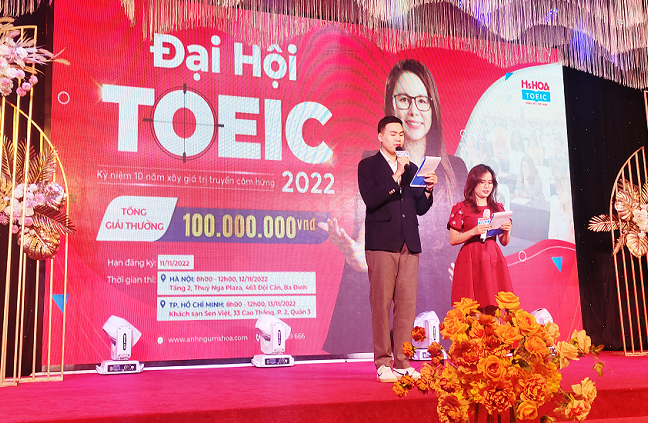Gần 1000 thí sinh tham dự Đại hội TOEIC 2022 do trung tâm Anh ngữ Ms Hoa TOEIC tổ chức