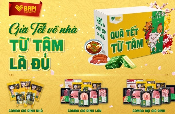 3 gói combo quà Tết 2023 của Bapi Food   