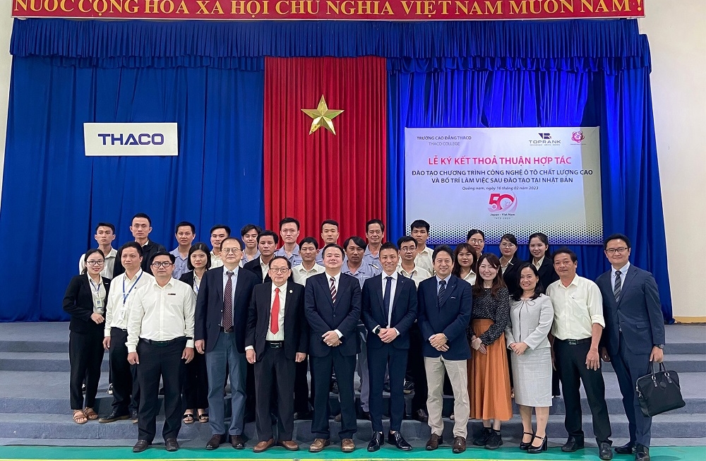 Trường Cao đẳng THACO hợp tác đào tạo công nghệ ô tô chất lượng cao tại Nhật Bản