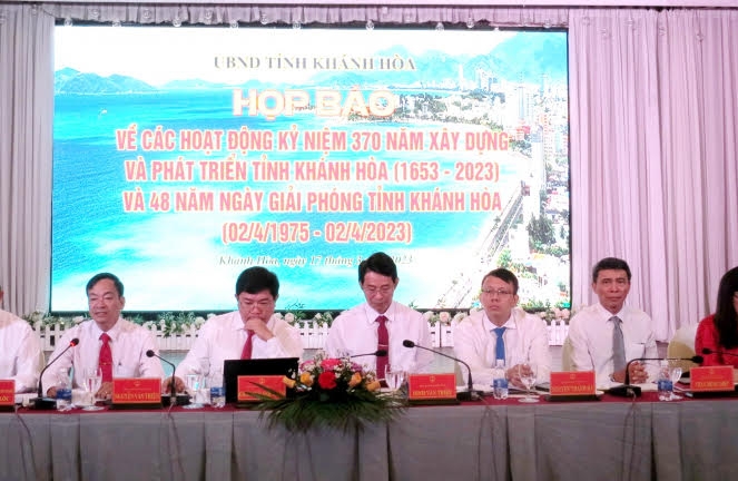 Khánh Hòa: Họp báo công bố lễ kỷ niệm 370 năm xây dựng và phát triển