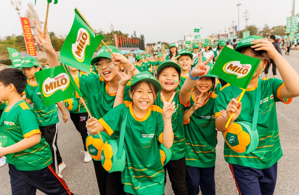 7.500 người tham gia Ngày hội đi bộ Nestlé MILO tại Nghệ An