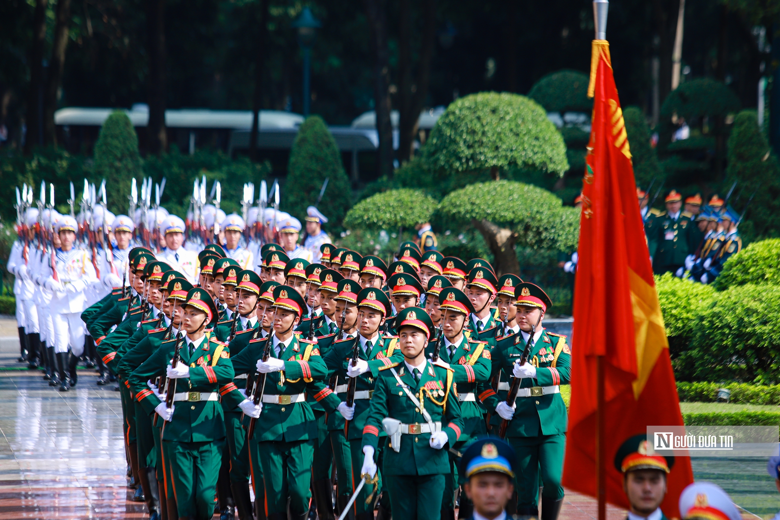 Thủ tướng Phạm Minh Chính chủ trì lễ đón Thủ tướng Lý Cường- Ảnh 11.