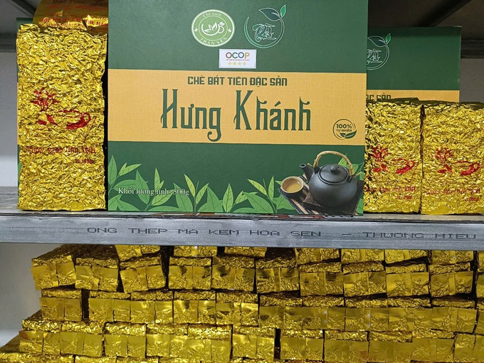 Sản phẩm chè của Hưng Khánh đã lấy lại được niềm tin của người tiêu dùng. Ảnh: Thanh Tiến.