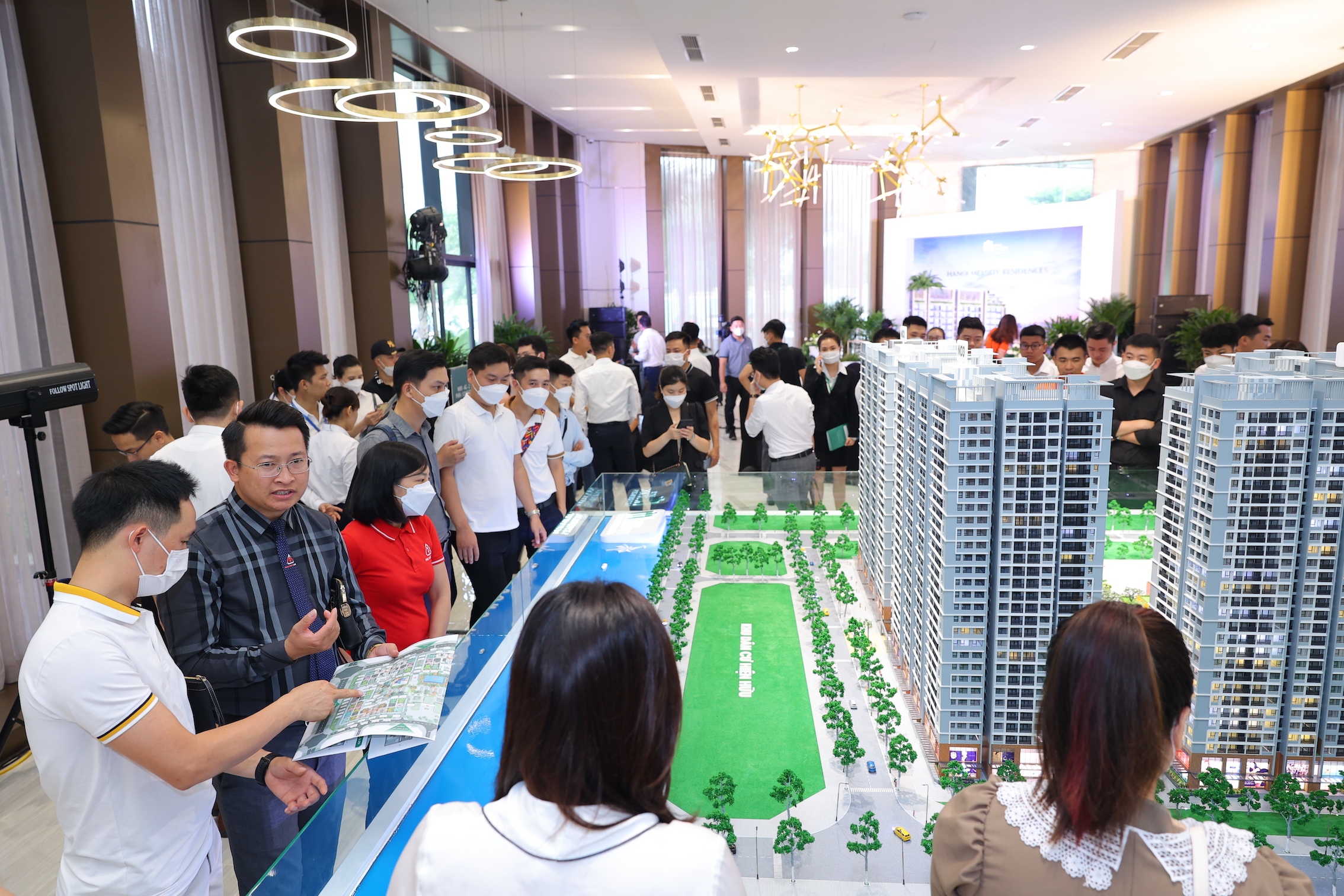 Dự án Hanoi Melody Residences nhận được sự quan tâm của đông đảo khách hàng có nhu cầu ở thực và giới đầu tư