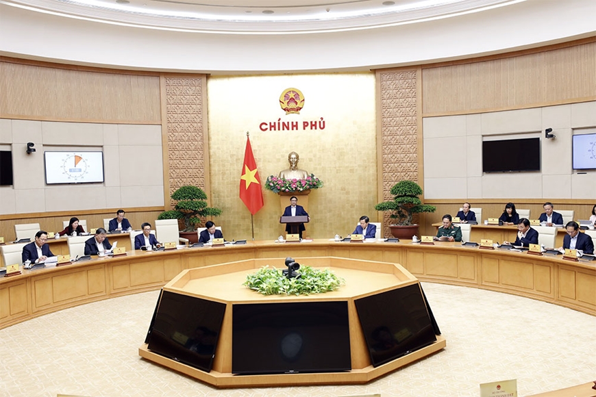Thủ tướng Phạm Minh Chính chủ trì phiên họp Chính phủ thường kỳ tháng 11/2022.