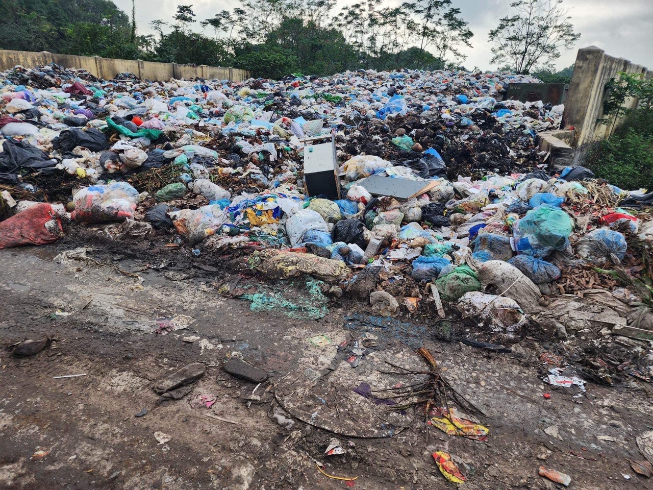 bãi rác 'tra tấn' người dân xã Tô Hiệu.