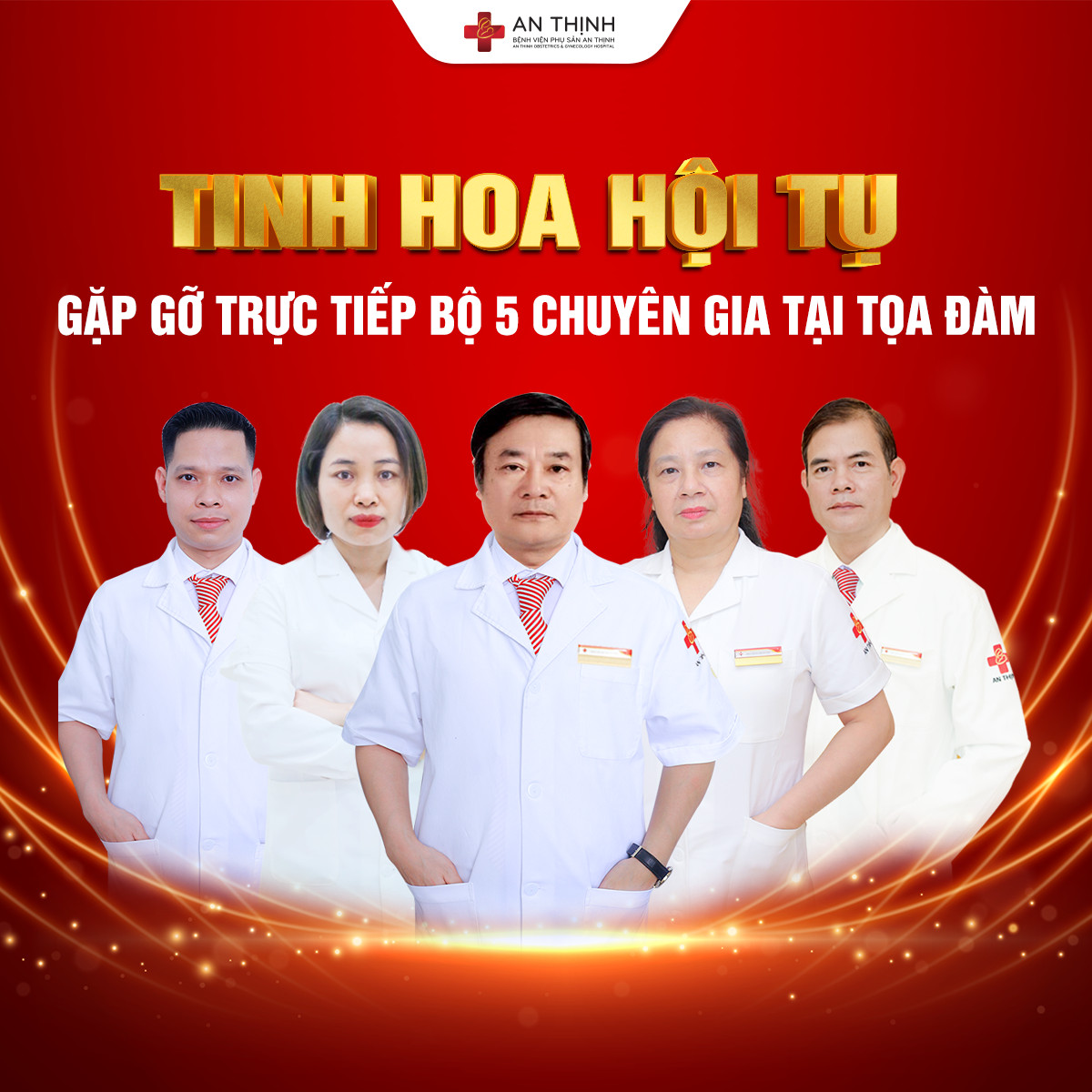 Tọa đàm với sự hiện diện của đội ngũ bác sĩ, chuyên gia giàu kinh nghiệm Bệnh viện Phụ sản An Thịnh.