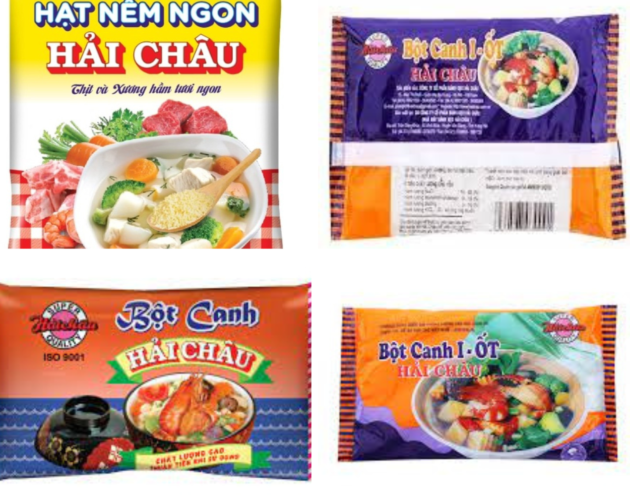 “Chất điều vị” với các mã số 621, 631 và 627 có trong các sản phẩm bột canh, hạt nêm