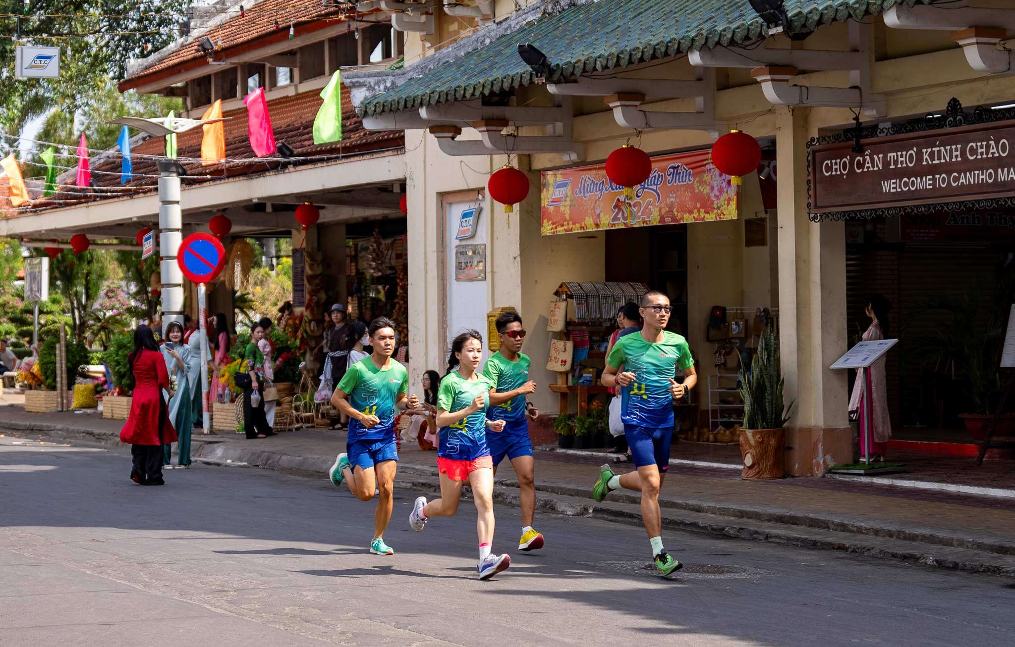 Cung đường chạy của giải đấu VPBank Can Tho Music Night Run 2024.