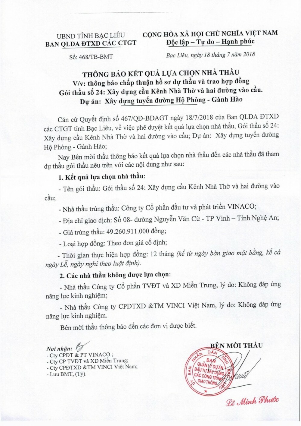 Bạc Liêu: Những nhà thầu nào tham gia dự án đường Hộ Phòng - Gành Hào  vướng nhiều tai tiếng? 3