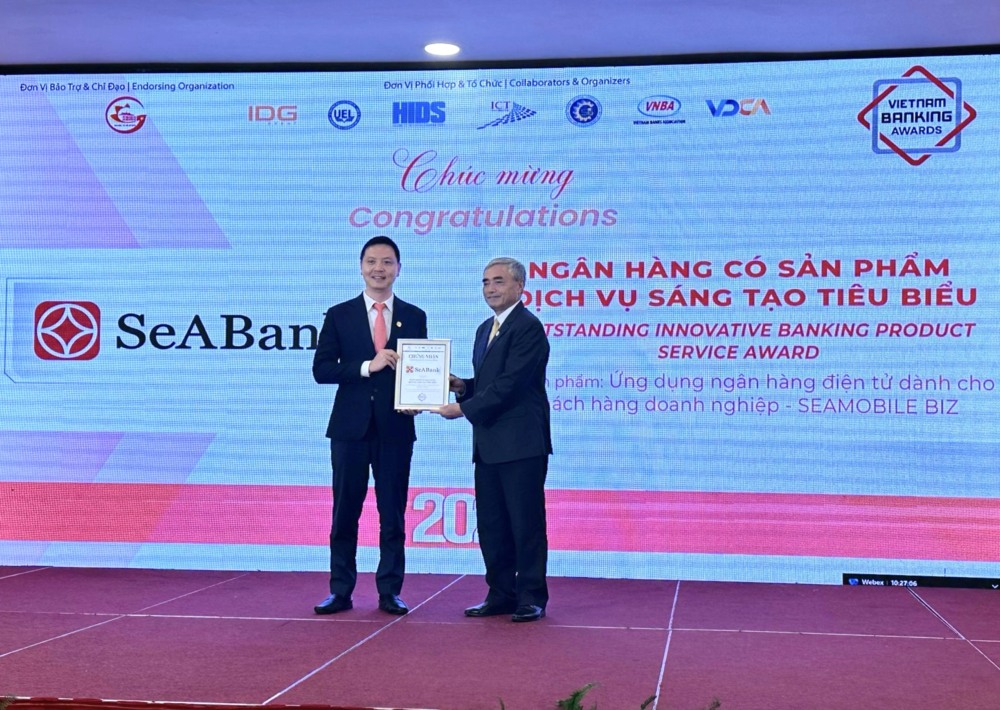 SeABank lần thứ 4 liên tiếp được vinh danh là Ngân hàng Việt Nam tiêu biểu 1