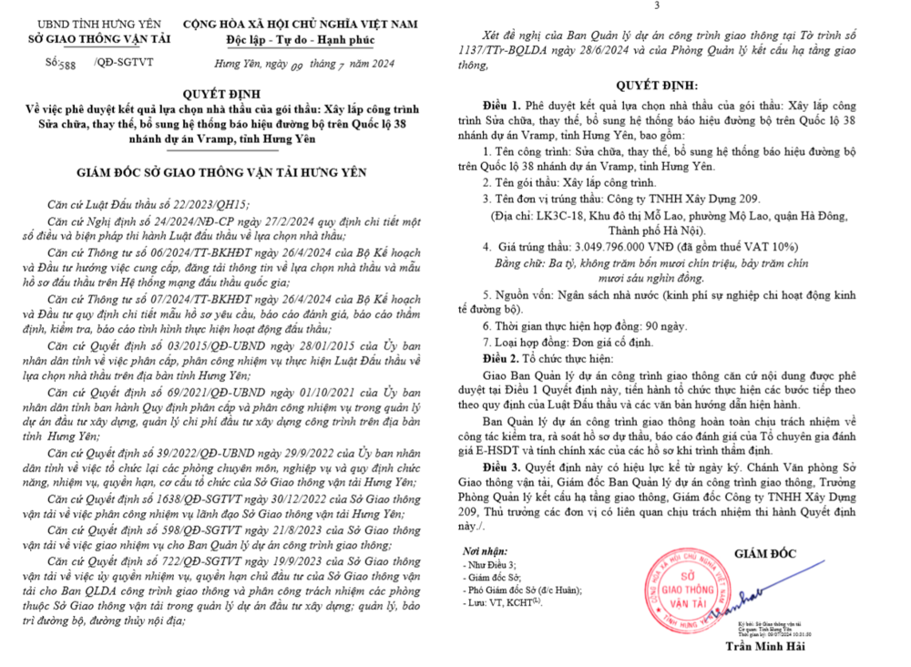 Bài 2: Công ty 209 của ông Phạm Ân Trường luôn “thắng” ở các gói thầu ngành giao thông? 3