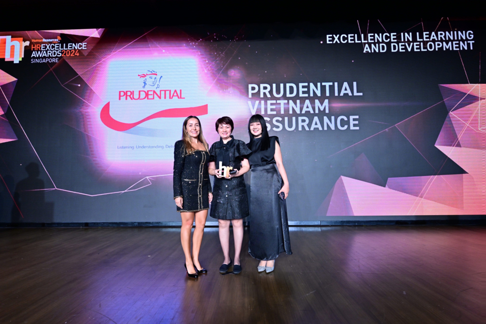 Prudential được xướng tên tại giải thưởng HR Excellence Awards 2024 Singapore nhờ vào chiến lược phát triển nhân sự toàn diện 1