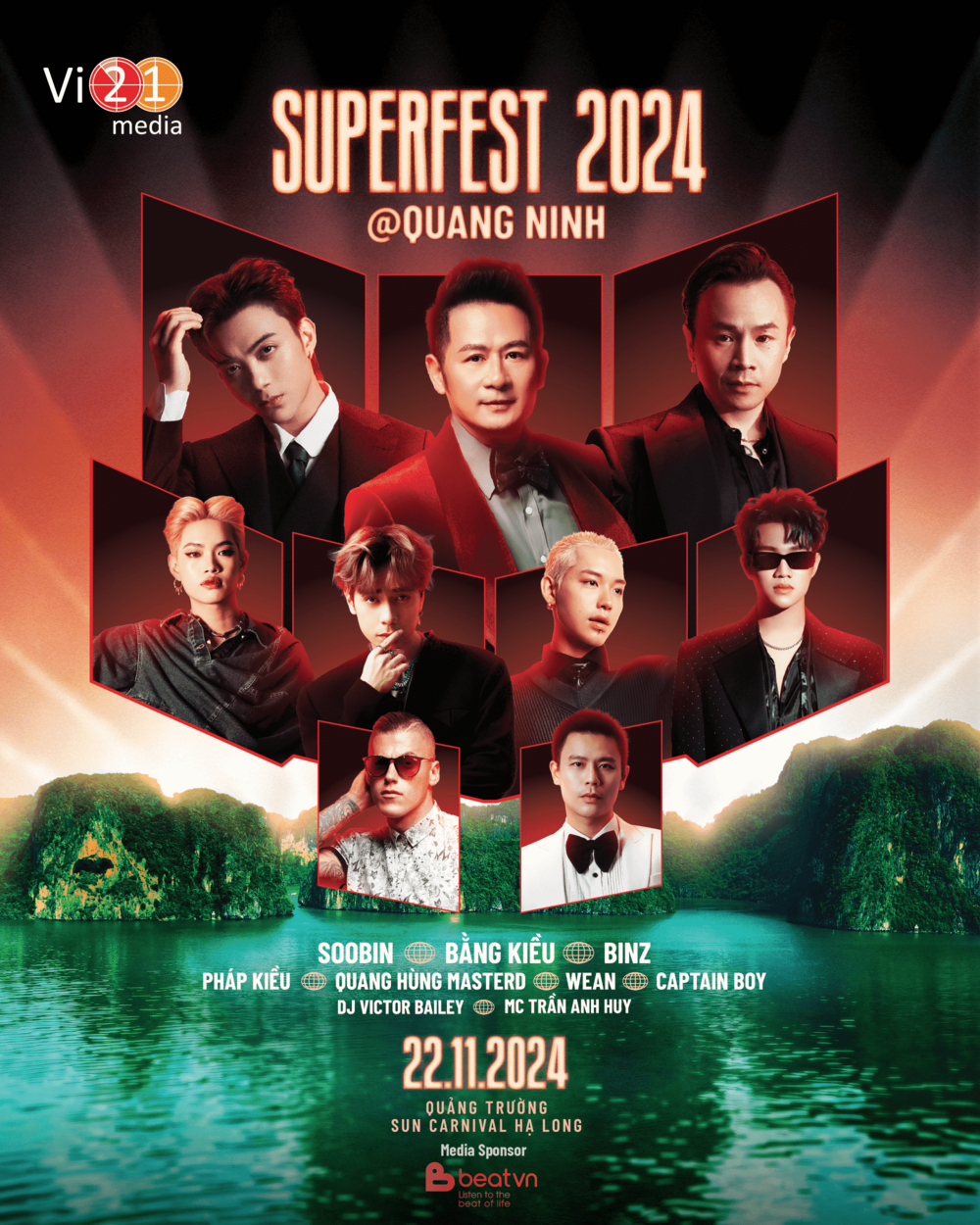 Superfest 2024 “khuấy động” miền di sản Hạ Long tháng 11 cùng dàn nghệ sĩ cực khủng 2