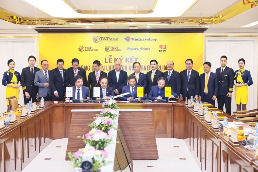 T&T Group trở thành cổ đông chiến lược của Vietravel Airlines 1