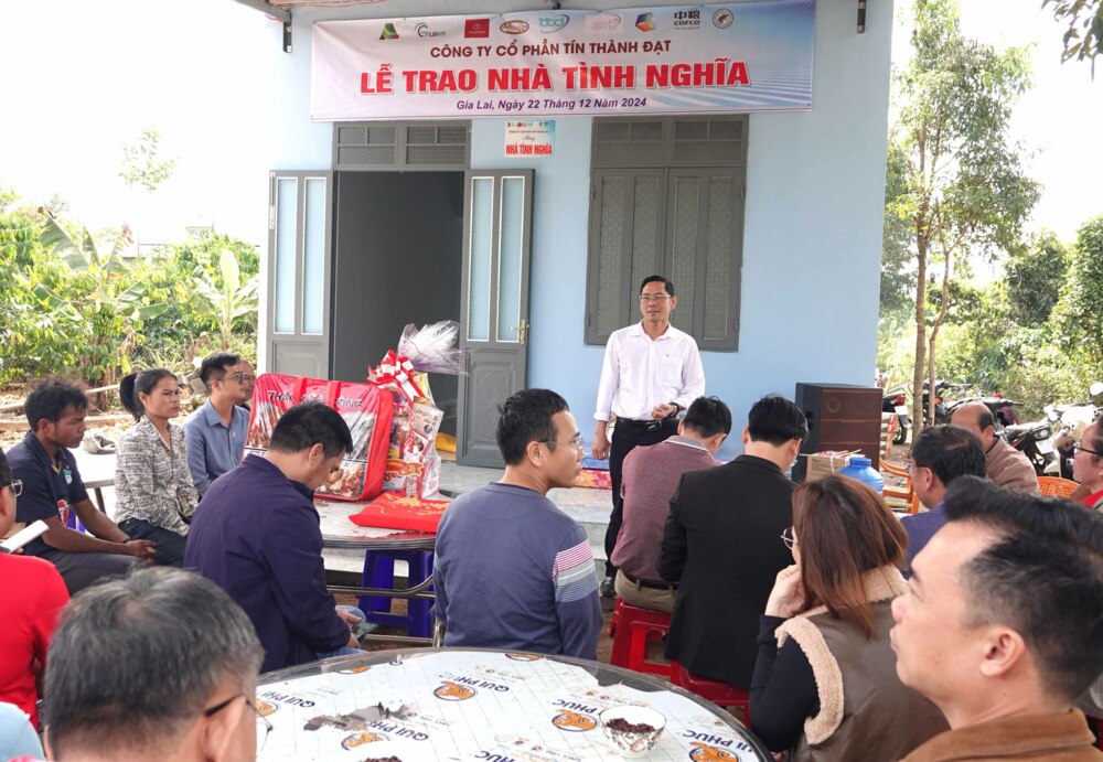 Công ty CP Tín Thành Đạt và đối tác trao 4 căn nhà tình nghĩa tại Gia Lai 6