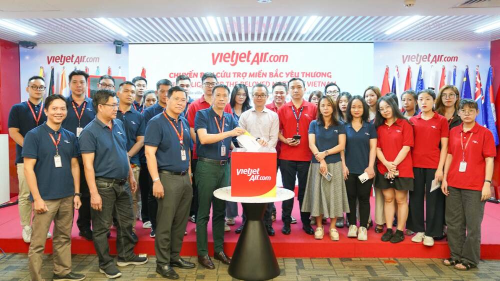 Vietjet hướng về miền Bắc yêu thương 1