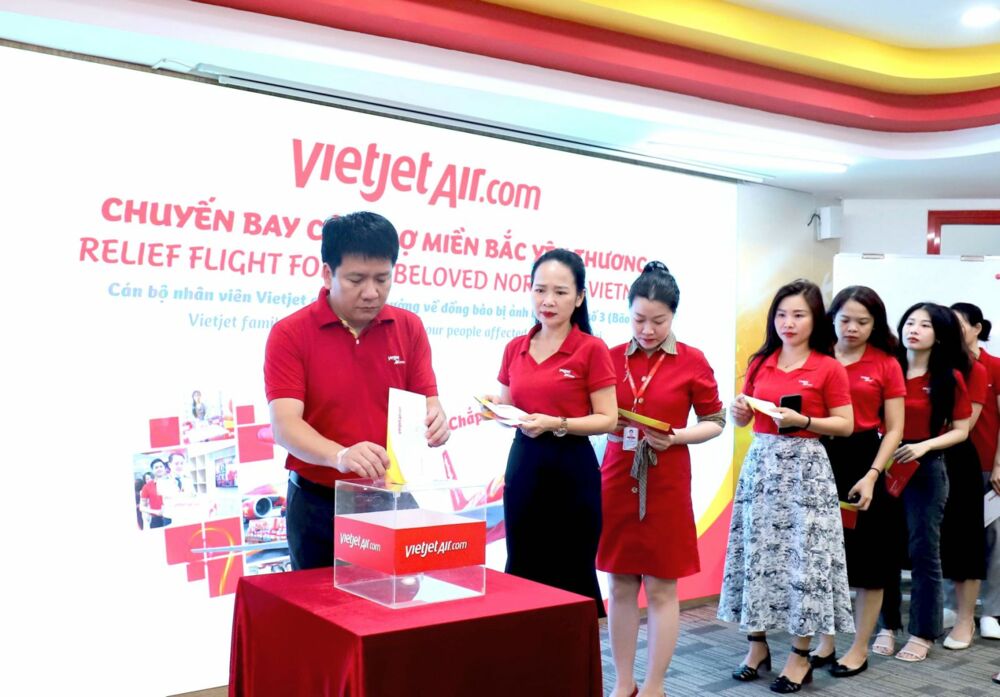 Vietjet hướng về miền Bắc yêu thương 2