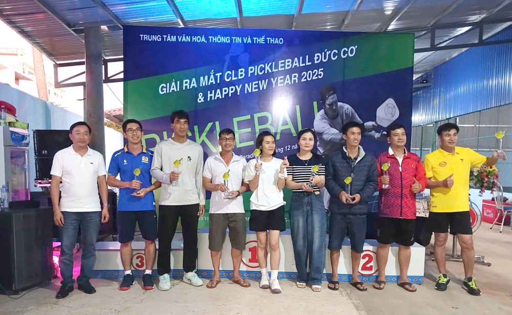 Đức Cơ: Ra mắt CLB Pickleball và tổ chức giải chào năm mới 2025 5