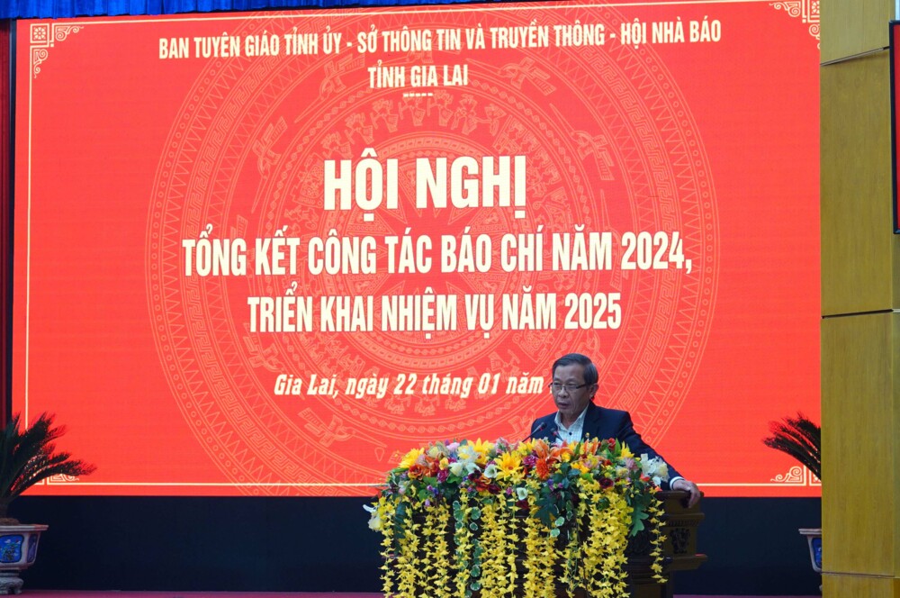 Gia Lai tổ chức Hội nghị tổng kết công tác báo chí năm 2024 6