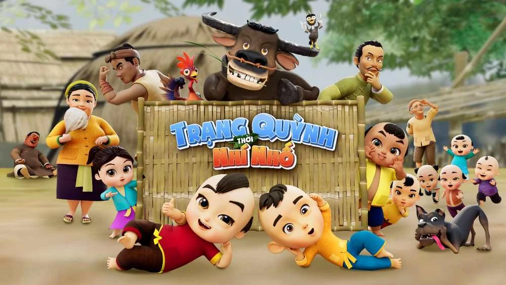 Tạo hình 3D của nhân vật Trạng Quỳnh