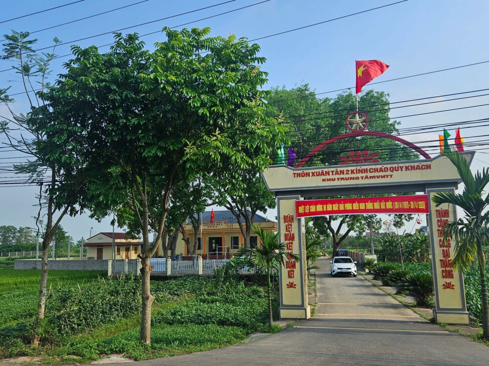 Thôn Xuân Tân 2 chuyển mình mạnh mẽ, xây dựng nông thôn mới kiểu mẫu 1